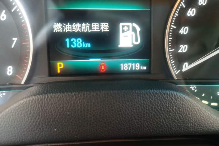 Used Buick GT 2021 1.3T Automatic Mild Hybrid Elite Version Odometer Close Up