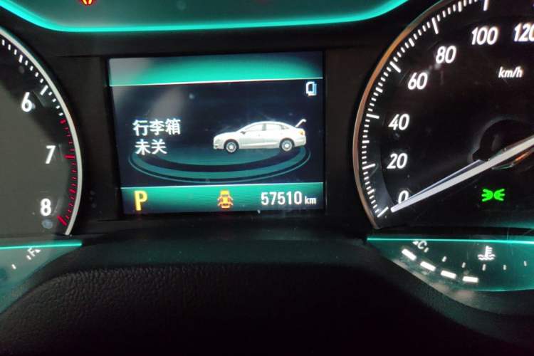 Used Buick GT 2021 Exemplar 1.5L Automatic Elite Version Odometer Close Up