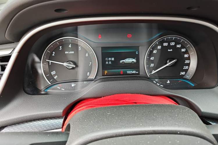 Used Buick GT 2021 Revised Version Flagship 1.5L Automatic Elite Edition Odometer Close Up