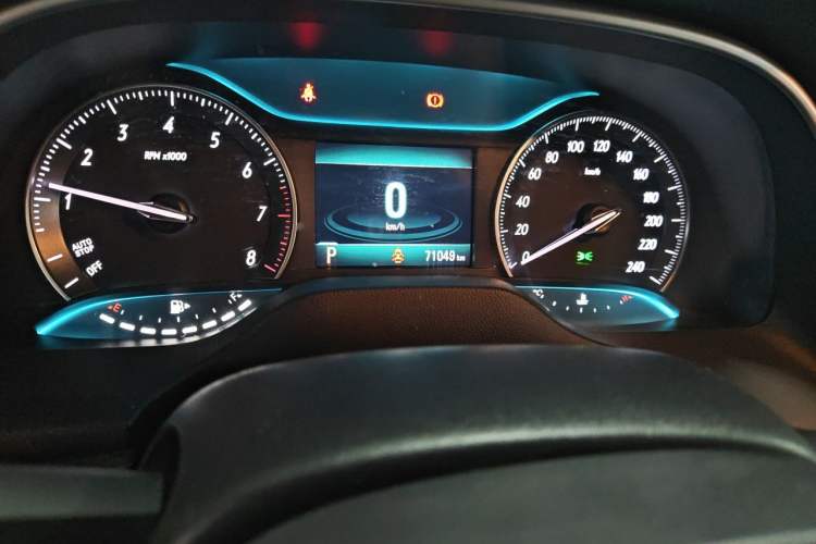 Used Buick GT 2021 Revised Version Flagship 1.5L Automatic Elite Edition Odometer Close Up