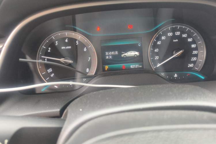 Used Buick GT 2021 Revised Version Flagship 1.5L Automatic Elite Edition Odometer Close Up