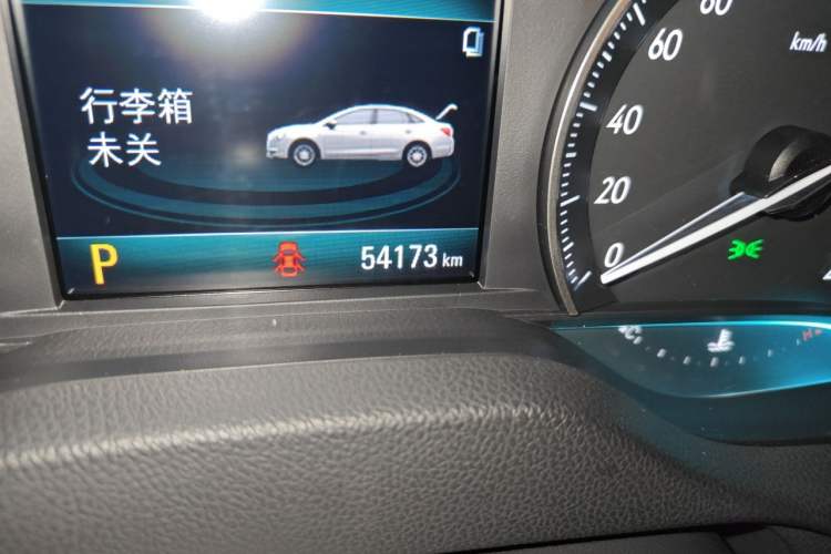 Used Buick GT 2021 Revised Version Flagship 1.5L Automatic Elite Edition Odometer Close Up