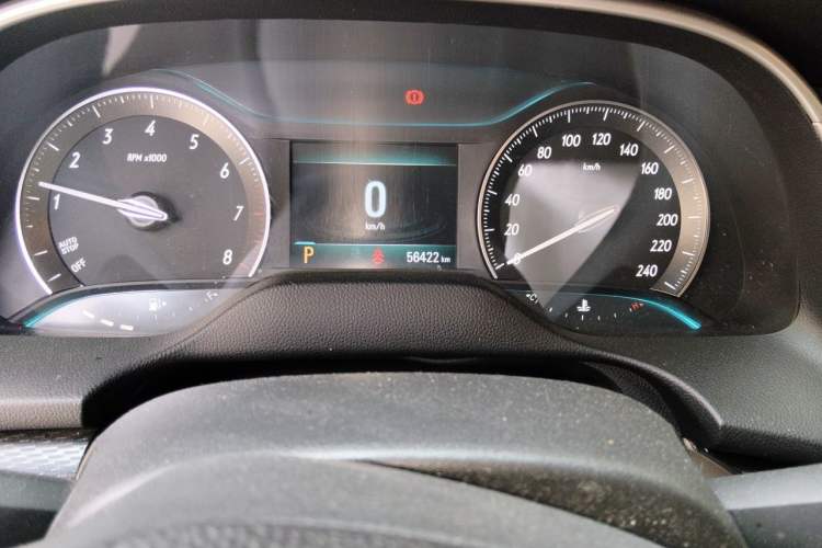Used Buick GT 2021 Exemplar 1.5L Automatic Elite Version Odometer Close Up