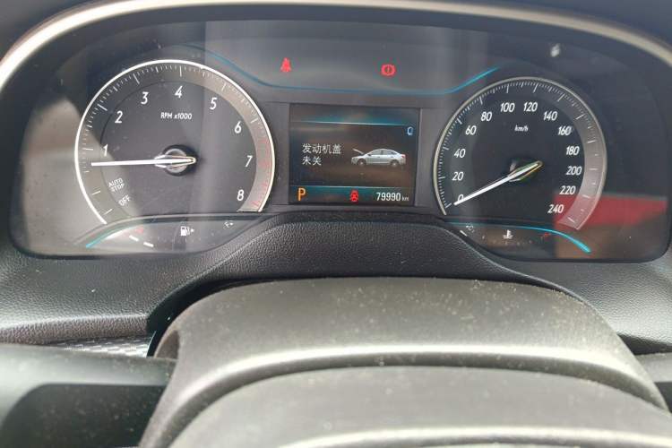 Used Buick GT 2021 Revised Version Flagship 1.5L Automatic Elite Edition Odometer Close Up