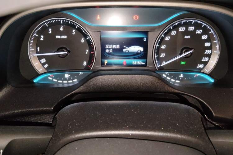 Used Buick GT 2021 Exemplar 1.5L Automatic Elite Version Odometer Close Up