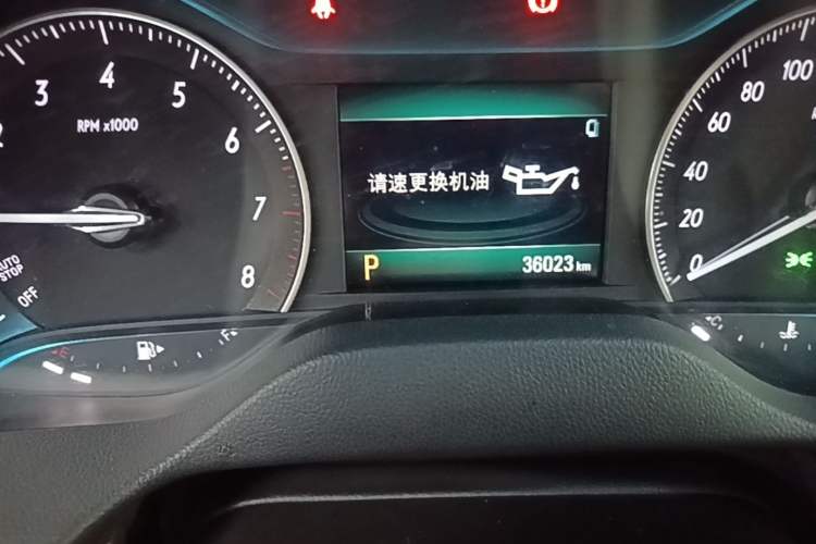 Used Buick GT 2021 Revised Version Flagship 1.5L Automatic Elite Edition Odometer Close Up