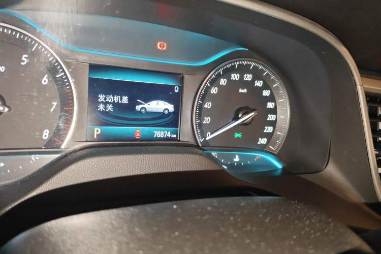 Used Buick GT 2021 Exemplar 1.5L Automatic Elite Version Odometer Close Up