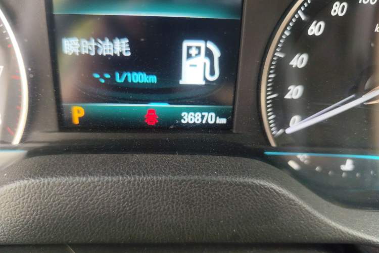 Used Buick GT 2021 Revised Version Flagship 1.5L Automatic Elite Edition Odometer Close Up