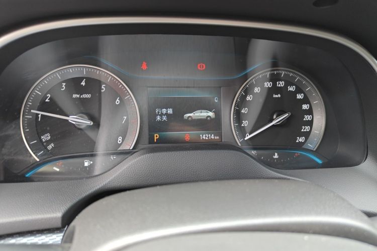 Used Buick GT 2021 Revised Version Flagship 1.5L Automatic Elite Edition Odometer Close Up