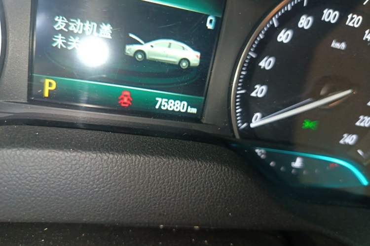 Used Buick GT 2021 Revised Version 1.3T Automatic Mild Hybrid Elite Edition Odometer Close Up
