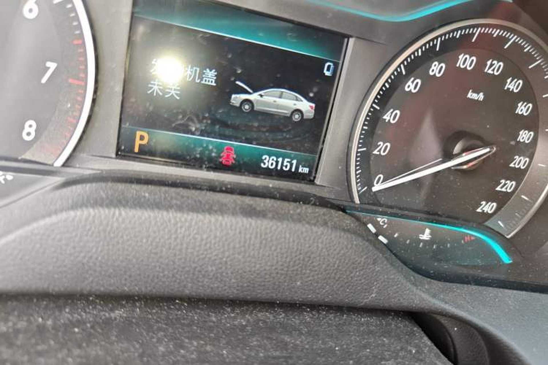 Used Buick GT 2021 Revised Version Flagship 1.5L Automatic Elite Edition Odometer Close Up
