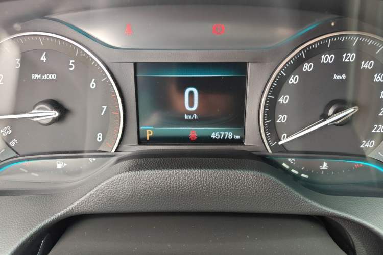 Used Buick GT 2021 Exemplar 1.5L Automatic Elite Version Odometer Close Up