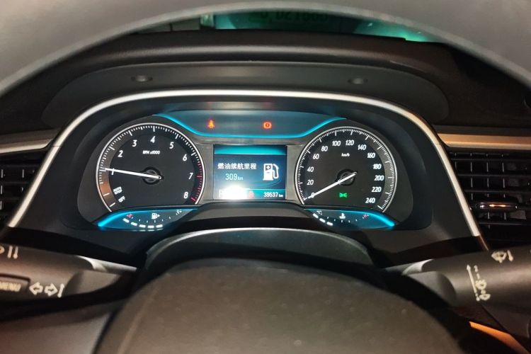 Used Buick GT 2021 Revised Version 1.3T Automatic Mild Hybrid Elite Edition Odometer Close Up