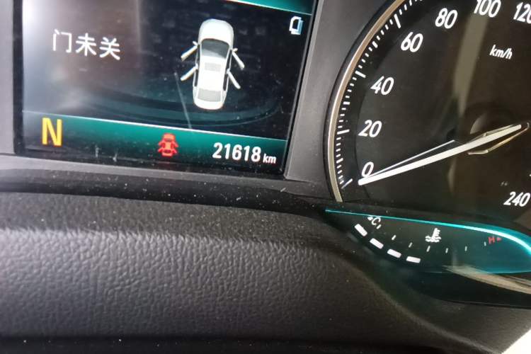 Used Buick GT 2021 Revised Version Flagship 1.5L Automatic Elite Edition Odometer Close Up