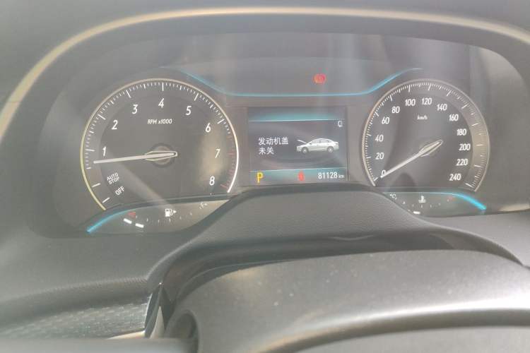 Used Buick GT 2021 Exemplar 1.5L Automatic Elite Version Odometer Close Up
