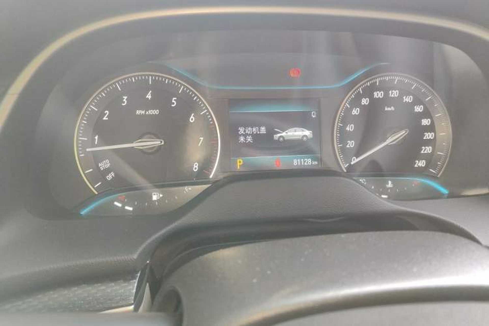 Used Buick GT 2021 Exemplar 1.5L Automatic Elite Version Odometer Close Up