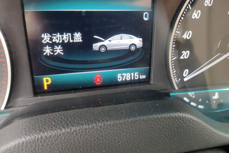 Used Buick GT 2021 Exemplar 1.5L Automatic Elite Version Odometer Close Up