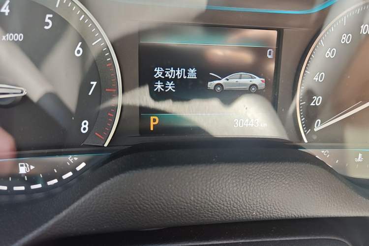 Used Buick GT 2021 Exemplar 1.5L Automatic Elite Version Odometer Close Up
