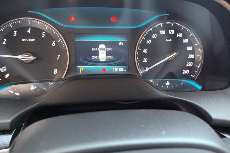 Used Buick GT 2021 Revised Version Flagship 1.5L Automatic Elite Edition Odometer Close Up