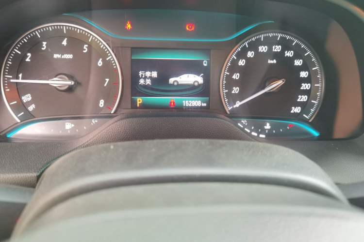 Used Buick GT 2021 Exemplar 1.5L Automatic Elite Version Odometer Close Up