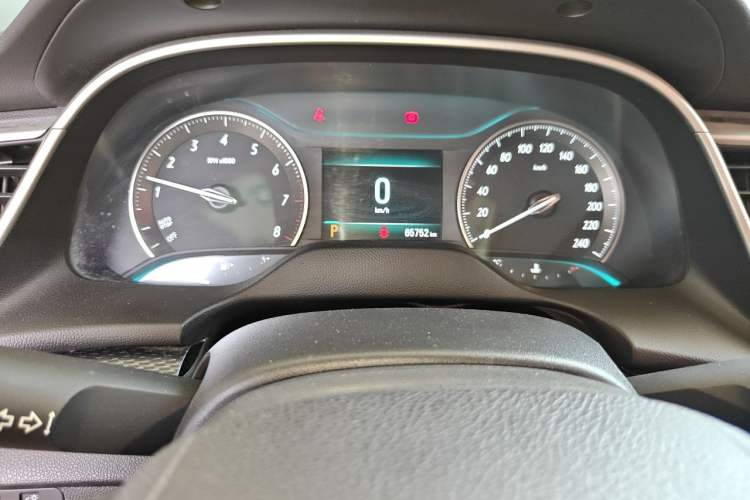 Used Buick GT 2021 Revised Version 1.3T Automatic Mild Hybrid Elite Edition Odometer Close Up