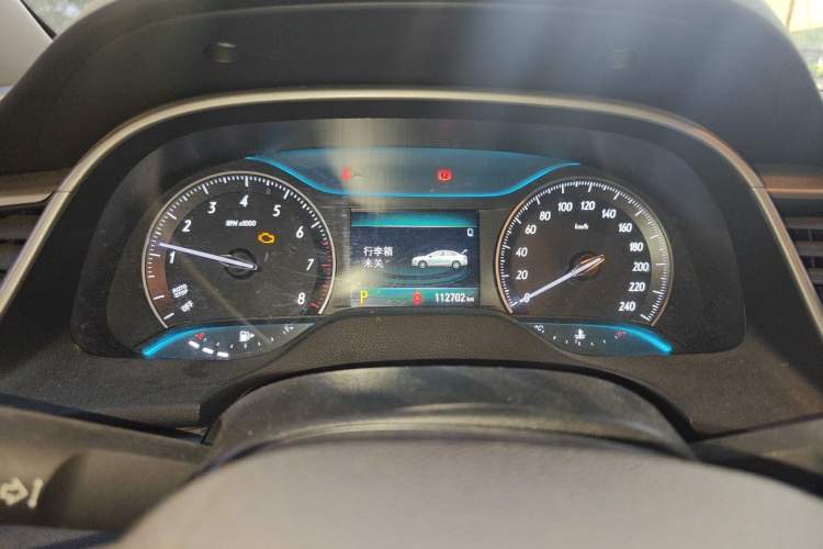 Used Buick GT 2021 1.3T Automatic Mild Hybrid Entry Model Odometer Close Up