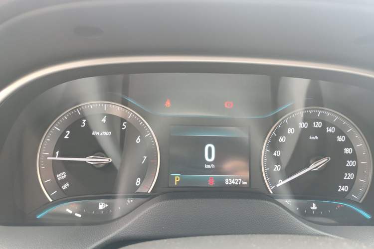 Used Buick GT 2021 Revised Version Flagship 1.5L Automatic Elite Edition Odometer Close Up
