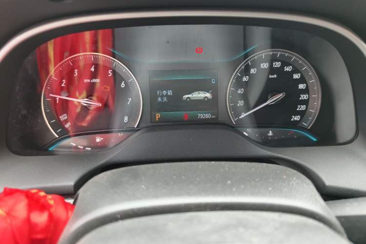 Used Buick GT 2021 1.3T Automatic Mild Hybrid Elite Version Odometer Close Up
