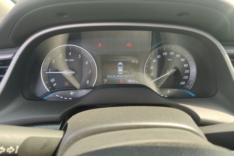 Used Buick GT 2021 1.3T Automatic Mild Hybrid Elite Version Odometer Close Up