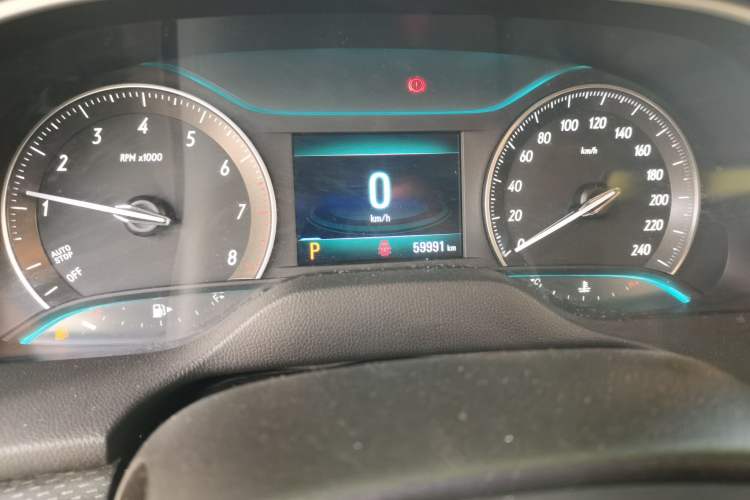 Used Buick GT 2021 Revised Version Flagship 1.5L Automatic Elite Edition Odometer Close Up