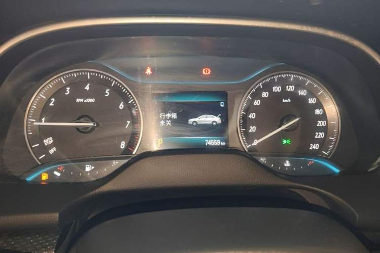 Used Buick GT 2021 Revised Version Flagship 1.5L Automatic Elite Edition Odometer Close Up