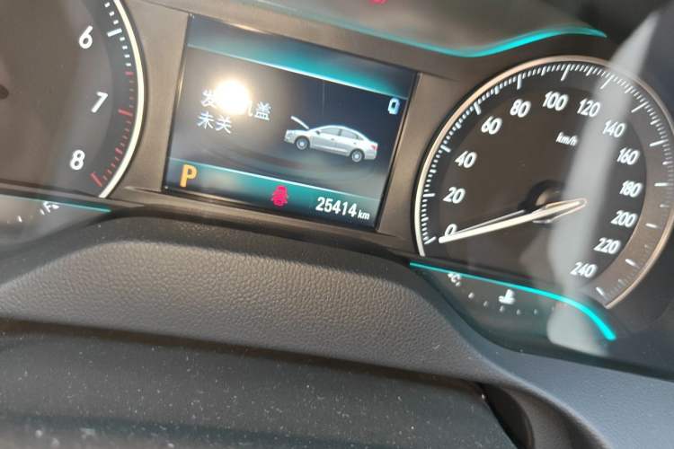 Used Buick GT 2021 Revised Version Flagship 1.5L Automatic Elite Edition Odometer Close Up