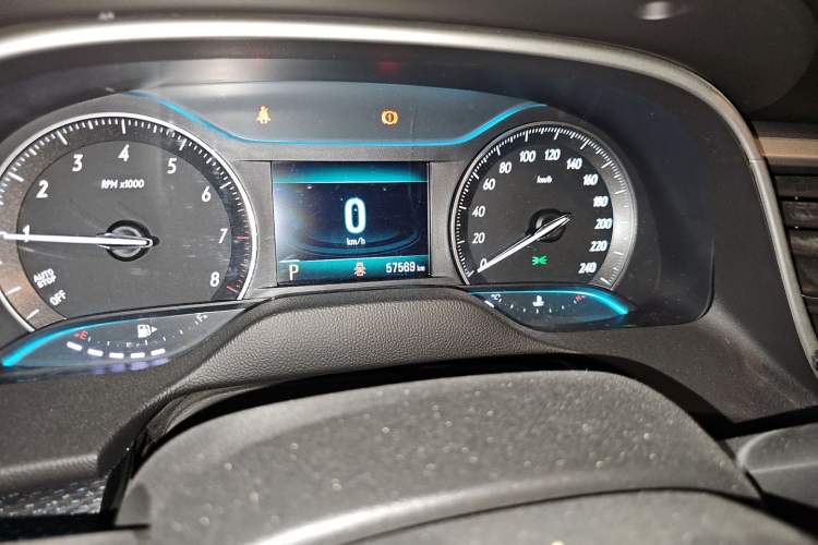 Used Buick GT 2021 Revised Version Flagship 1.5L Automatic Elite Edition Odometer Close Up