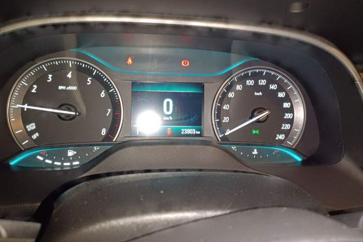 Used Buick GT 2021 Revised Version Flagship 1.5L Automatic Elite Edition Odometer Close Up