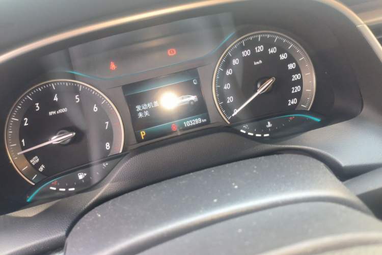 Used Buick GT 2021 Revised Version Flagship 1.5L Automatic Elite Edition Odometer Close Up