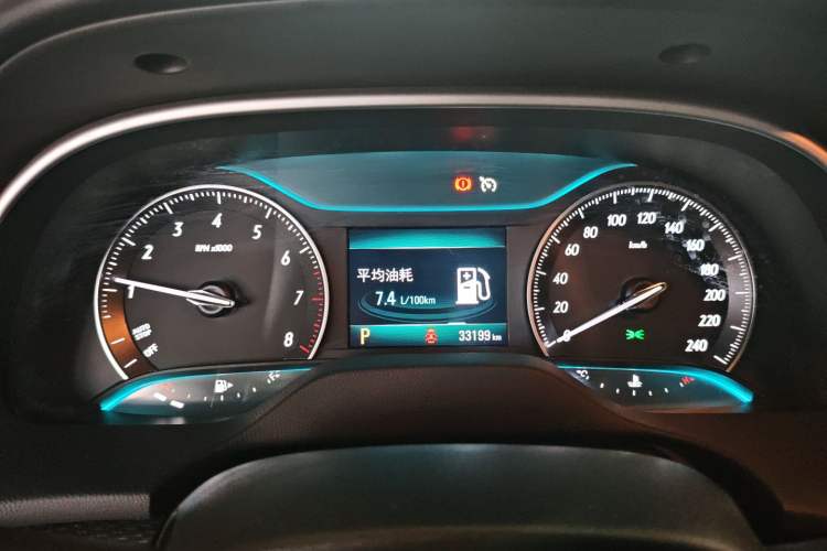 Used Buick GT 2021 Revised Version Flagship 1.5L Automatic Elite Edition Odometer Close Up