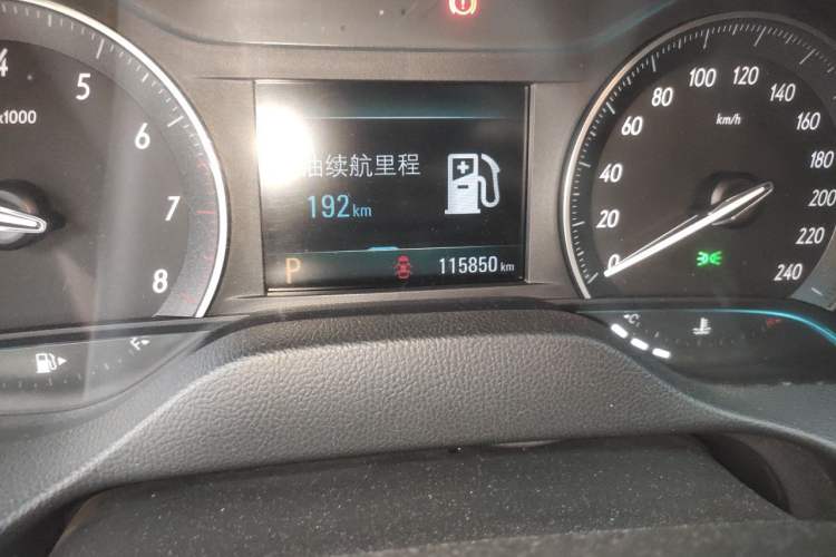 Used Buick GT 2021 Revised Version Flagship 1.5L Automatic Elite Edition Odometer Close Up