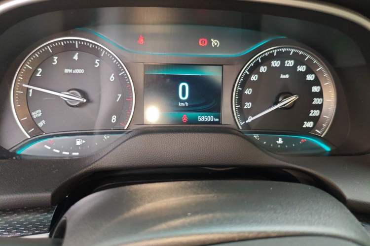 Used Buick GT 2021 Revised Version Flagship 1.5L Automatic Elite Edition Odometer Close Up