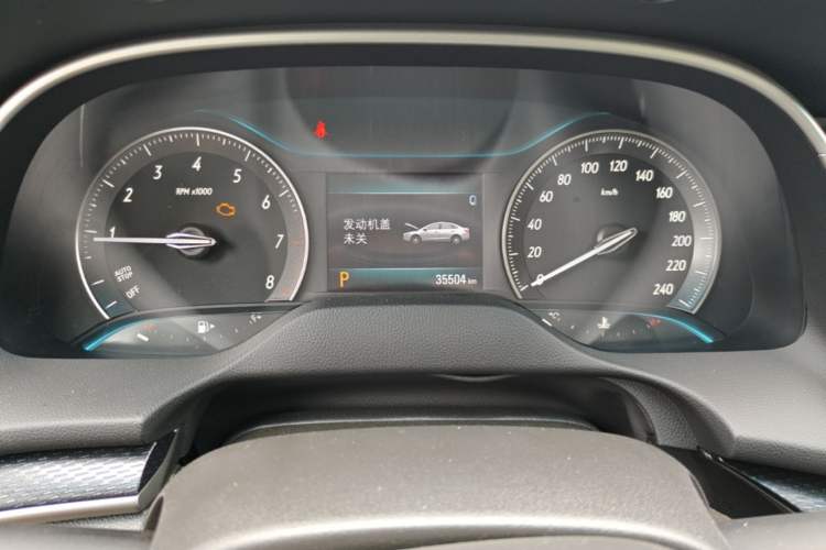Used Buick GT 2021 Revised Version Flagship 1.5L Automatic Elite Edition Odometer Close Up
