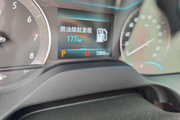 Used Buick GT 2021 Revised Version 1.3T Automatic Mild Hybrid Elite Edition Odometer Close Up