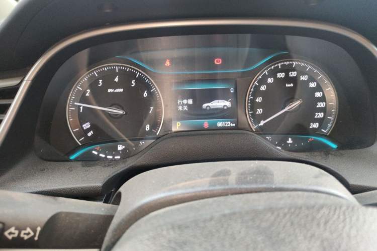 Used Buick GT 2021 Exemplar 1.5L Automatic Elite Version Odometer Close Up