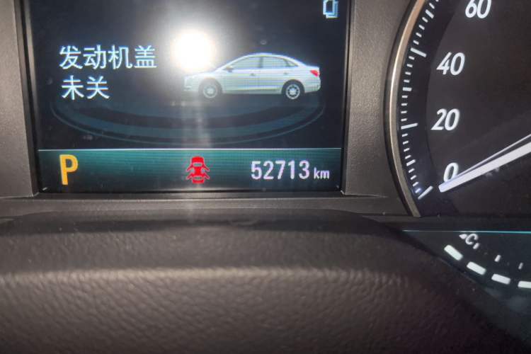 Used Buick GT 2021 Revised Version 1.3T Automatic Mild Hybrid Elite Edition Odometer Close Up