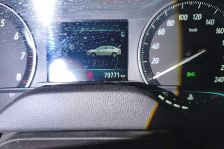 Used Buick GT 2021 Revised Version Flagship 1.5L Automatic Elite Edition Odometer Close Up