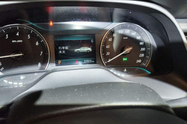 Used Buick GT 2021 Revised Version Flagship 1.5L Automatic Elite Edition Odometer Close Up