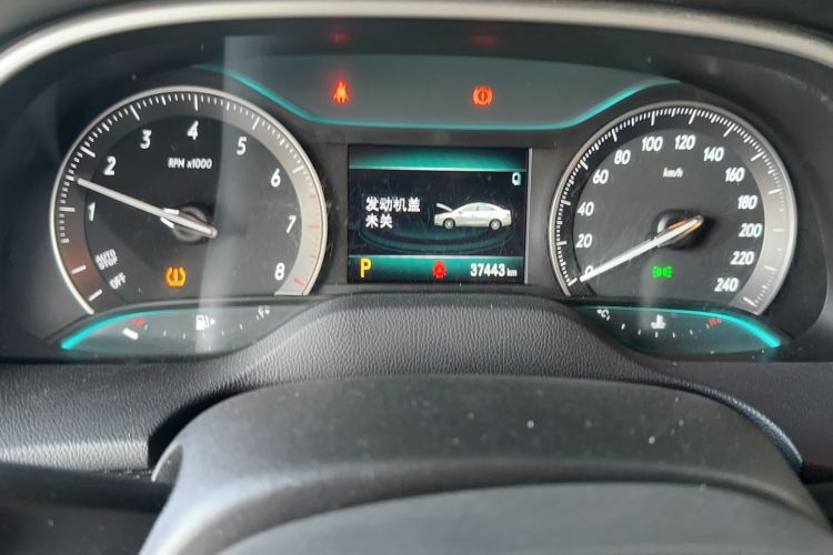 Used Buick GT 2021 Revised Version Flagship 1.5L Automatic Elite Edition Odometer Close Up