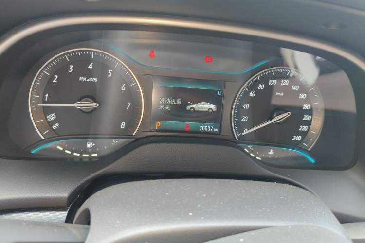 Used Buick GT 2021 Exemplar 1.5L Automatic Elite Version Odometer Close Up