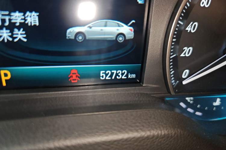 Used Buick GT 2021 Revised Version Flagship 1.5L Automatic Elite Edition Odometer Close Up