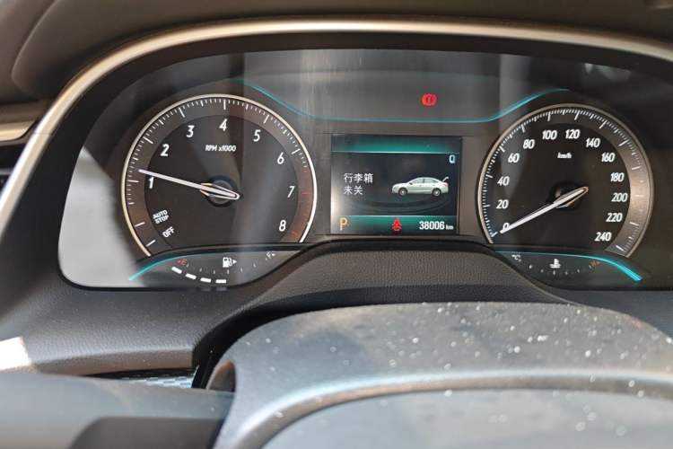Used Buick GT 2021 Revised Version Flagship 1.5L Automatic Elite Edition Odometer Close Up