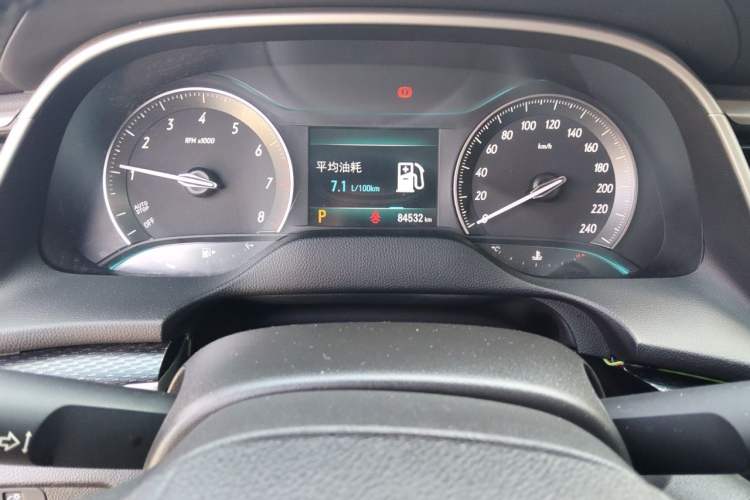 Used Buick GT 2021 Revised Version 1.3T Automatic Mild Hybrid Elite Edition Odometer Close Up