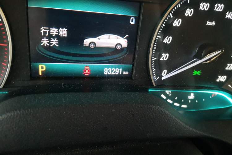 Used Buick GT 2021 Exemplar 1.5L Automatic Elite Version Odometer Close Up